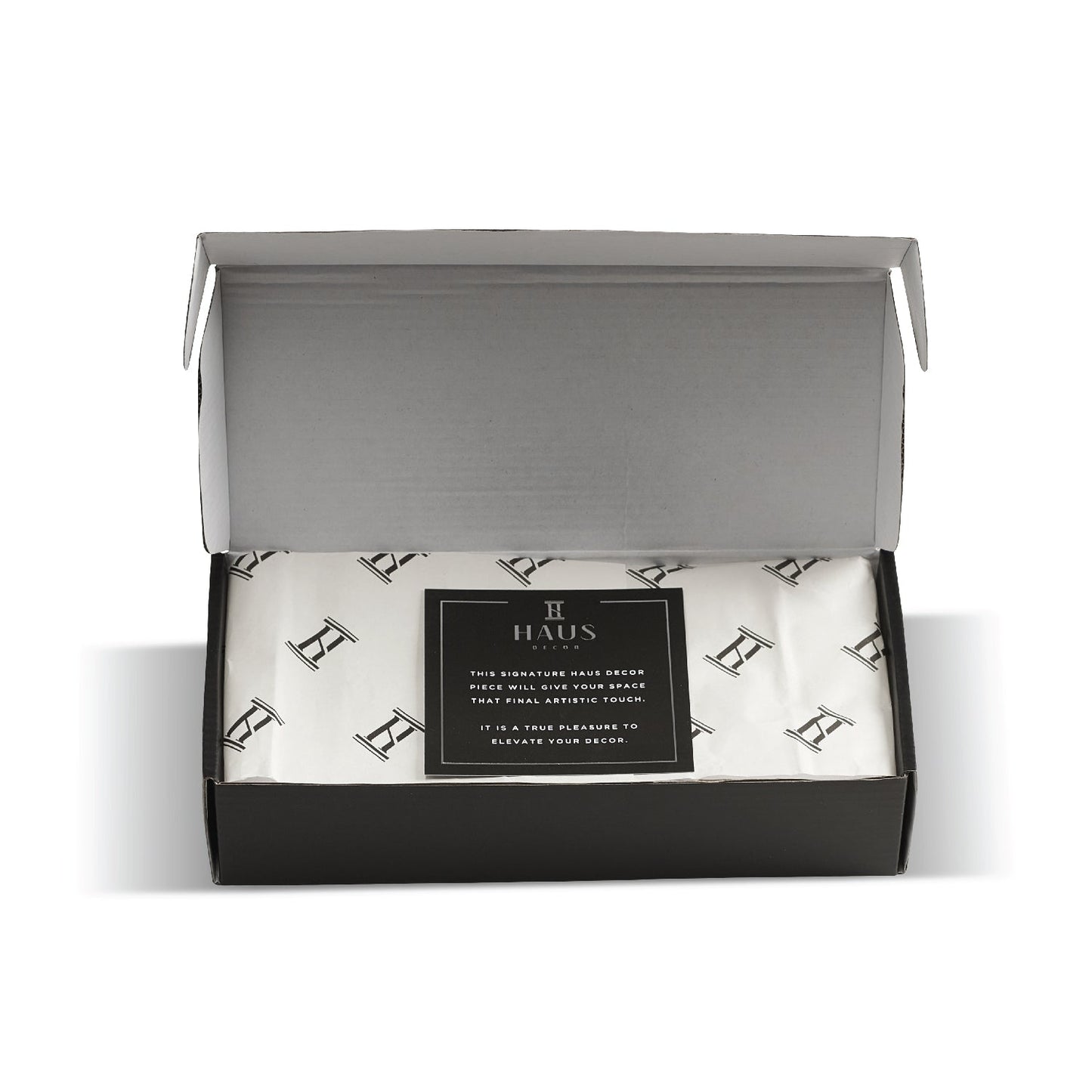 Triple Line Napkin Holder- Black Lucite