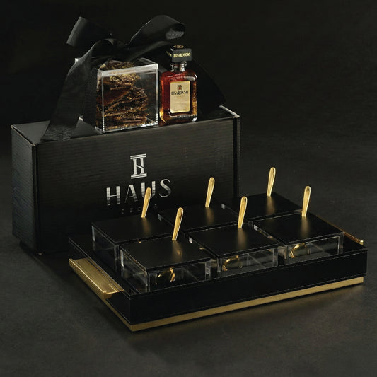 6 Dip Bowl Set Mishloach Manos- Black