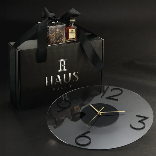 Luxe Clock Mishloach Manos- Black