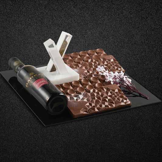 White Marble X Salt and Pepper Chocolate Arrangement