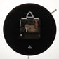Luxe Clock- Black Lucite