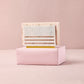 Triple Line Napkin Holder- White Marble Lucite