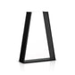 Triangular Vase- Black Lucite