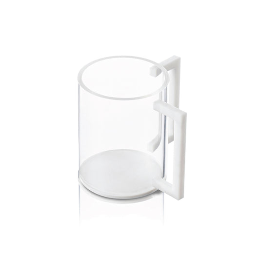 White Marble Lucite Washing Cup